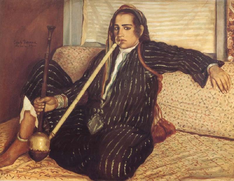Emile Bernard Woman Smoking Hashish oil painting picture